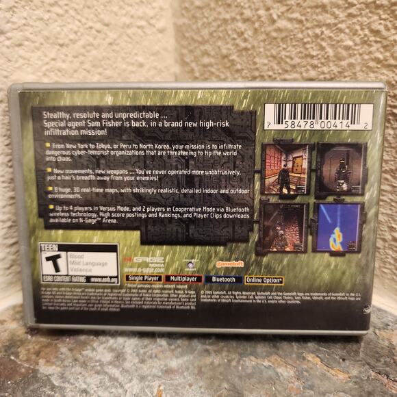 Game - Splinter Cell: Chaos Theory (CIB) - NGAGE - Picture 2 of 6